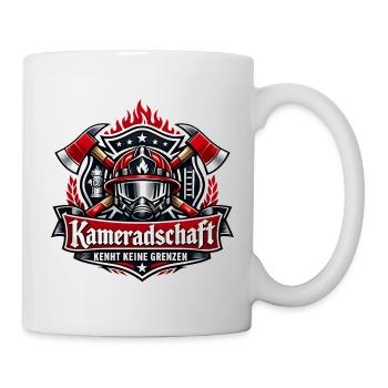 Kameradschaft Feuerwehraxt Symbol - Tasse - Weiß - Rechts