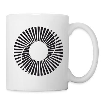 Scanimation spiral design - Mug - white - Right