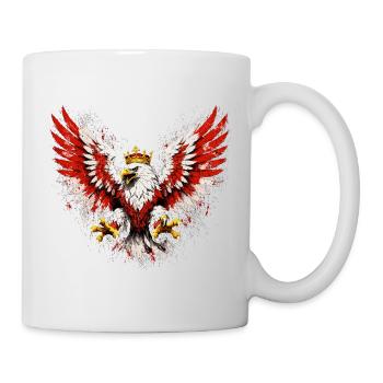 Poland Eagle Coat of Arms – Epic Flag Design - Mug - white - Right