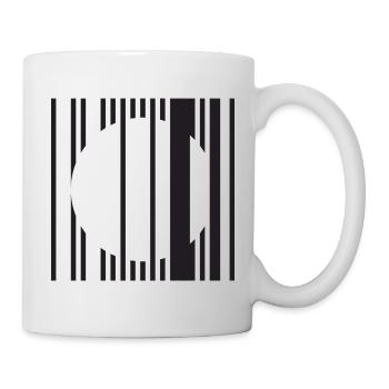 Barred Circle Minimalism - Mug - white - Right