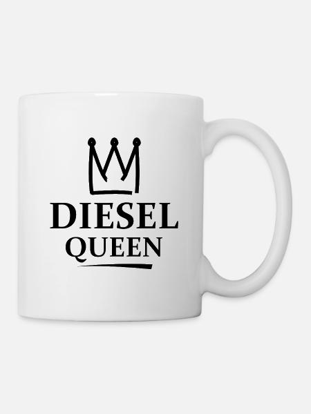 Diesel Königin - Tasse - Weiß