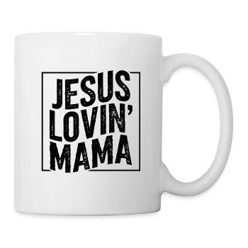 Mère aimante Jésus Maman amoureuse Jésus Fête des Mères - Mug blanc - blanc - Droite