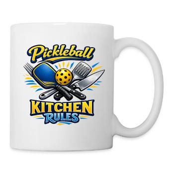 Pickleball Kitchen Rules - Mug - white - Right