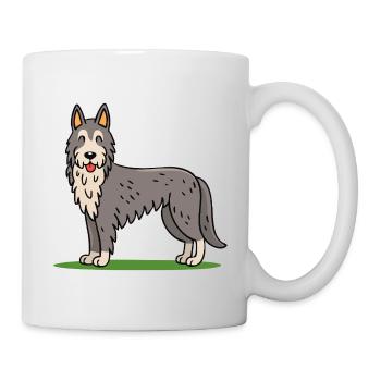 Irish Wolfhound (bande dessinée) - Mug blanc - blanc - Droite