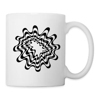 Geometric plasm design - Mug - white - Right