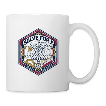 Tshirt Solve for X: Ingénierie Mathématique  - Mug blanc - blanc - Droite