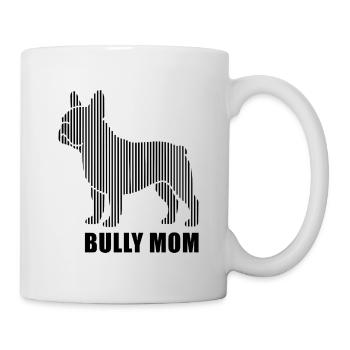 Bully Mom – French Bulldog Silhouette - Mug - white - Right