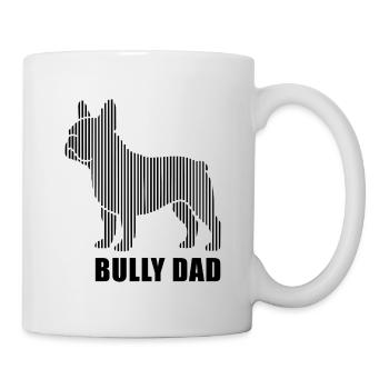 Bully Dad – French Bulldog Silhouette - Mug - white - Right