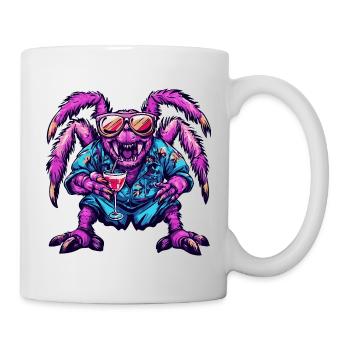 Été de bandes dessinées Tarantula - Mug blanc - blanc - Droite
