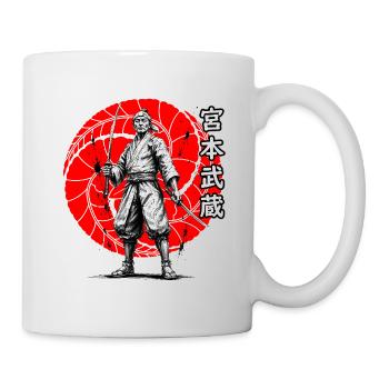 Miyamoto Musashi, escrimeur légendaire - Mug blanc - blanc - Droite