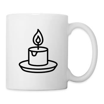 candle - Mug - white - Right