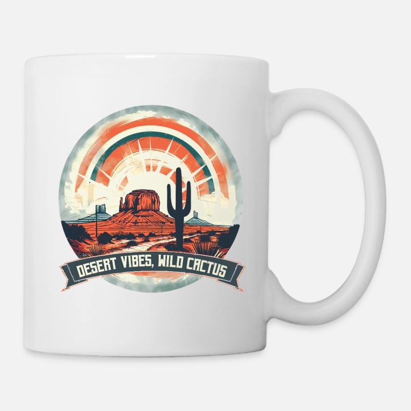 Wüsten Vibes - Tasse - Weiß