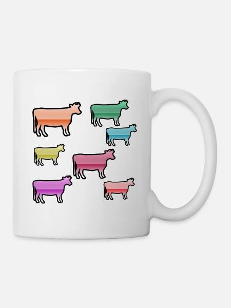 Kühe - Tasse - Weiß