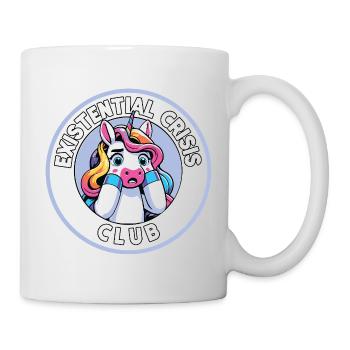 Existential Crises Unicorn Club Gift - Mug - white - Right