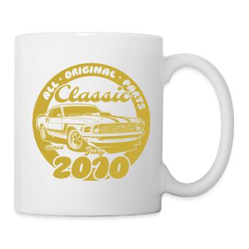 16. Geburtstag - Klassiker Musclecar 07/2010 - Tasse - Weiß - Rechts