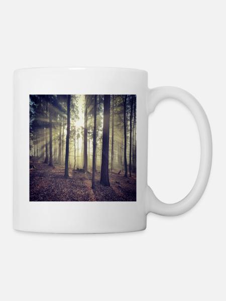 Sunbeams Forest Light - Mug - white
