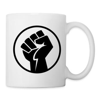 Faust Icon v.2 (Farbe änderbar) - Tasse - Weiß - Rechts