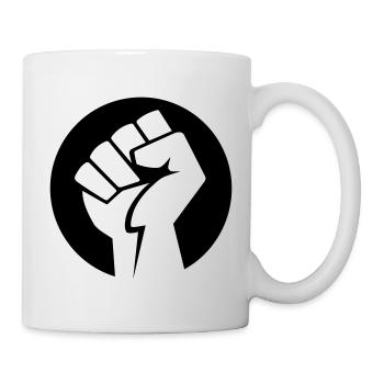 Faust Icon v.1 (Farbe änderbar) - Tasse - Weiß - Rechts