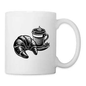 Coffee and Croissant - Mug - white - Right
