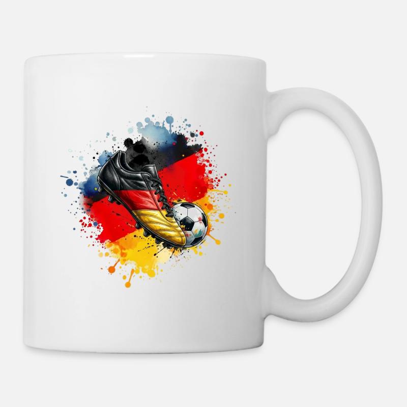 Fußball - Deutschland - Tasse - Weiß