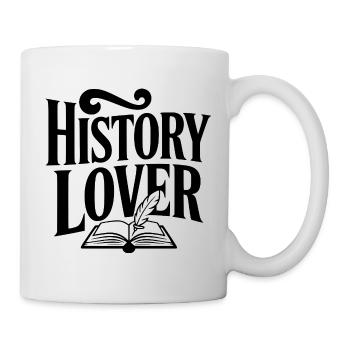 Amateur d’histoire - Mug blanc - blanc - Droite