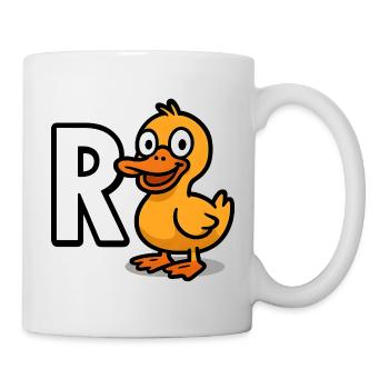Pension Duck Pension Pension Gift de retraite anticipée - Mug blanc - blanc - Droite