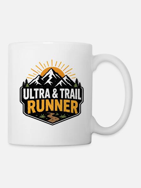 Ultra- und Trailrunner - Tasse - Weiß