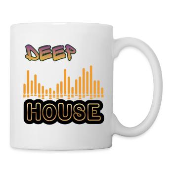 Deep House. - Tasse - Weiß - Rechts