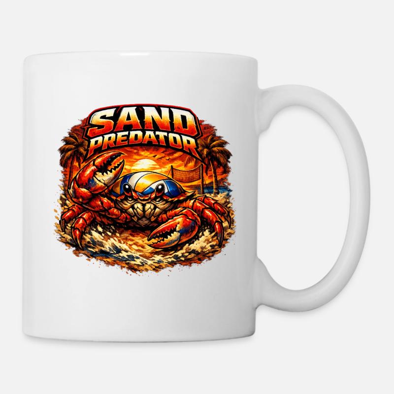 Prédateur de sable - Mug blanc - blanc