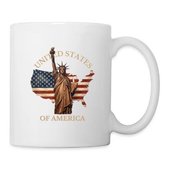 United States of America Vintage Statue of Liberty - Mug - white - Right