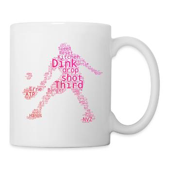 Pickleball player Idee für Pickleball Amateur Fans - Tasse - Weiß - Rechts
