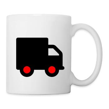 Truck - Tasse - Weiß - Rechts