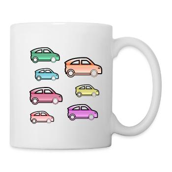 Automobiles - Mug blanc - blanc - Droite