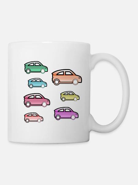 Autos - Tasse - Weiß