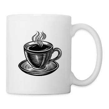 Coffee cup - Mug - white - Right