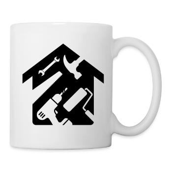 House Renovation Tool Handyman - Mug - white - Right