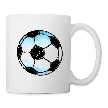 Football Argentine bleu-blanc - Design pour les supporters - Mug blanc - blanc - Droite
