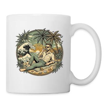 Smoky Summer - Tasse - Weiß - Rechts
