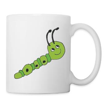 raupe - Tasse - Weiß - Rechts