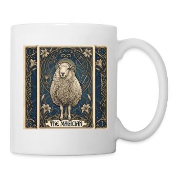 Mouton, le Magicien - Mug blanc - blanc - Droite