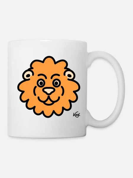 Lion Large - Mug - white