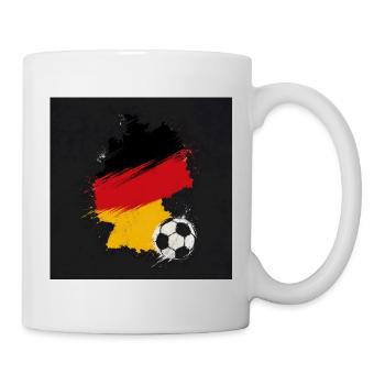 Carte rétro paysagère allemande Design vintage - Mug blanc - blanc - Droite