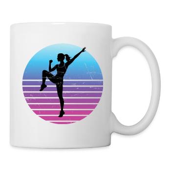 Gruppenfitness Geschenk für die Cardio-Liebhaberin - Tasse - Weiß - Rechts