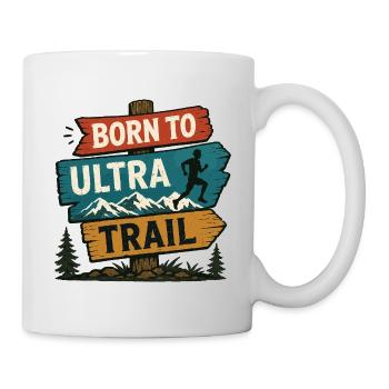 Né pour l’Ultra Trail - Mug blanc - blanc - Droite