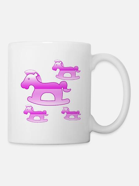 Pferde - Tasse - Weiß