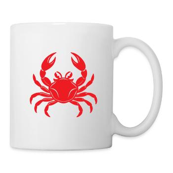 Crabe - Mug blanc - blanc - Droite