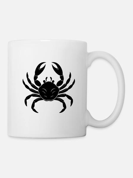 Krabbe - Tasse - Weiß