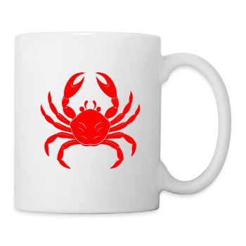 Crabe - Mug blanc - blanc - Droite