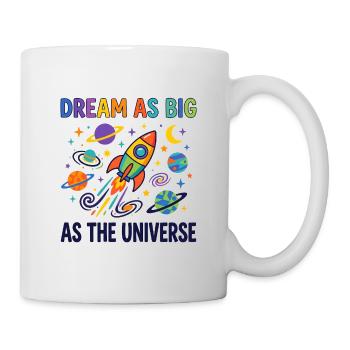Rêvez aussi grand que l’univers Kids Space - Mug blanc - blanc - Droite
