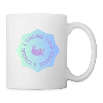 I think too much #1 - Mug - white - Right